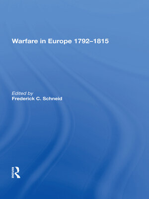 cover image of Warfare in Europe 1792�1815